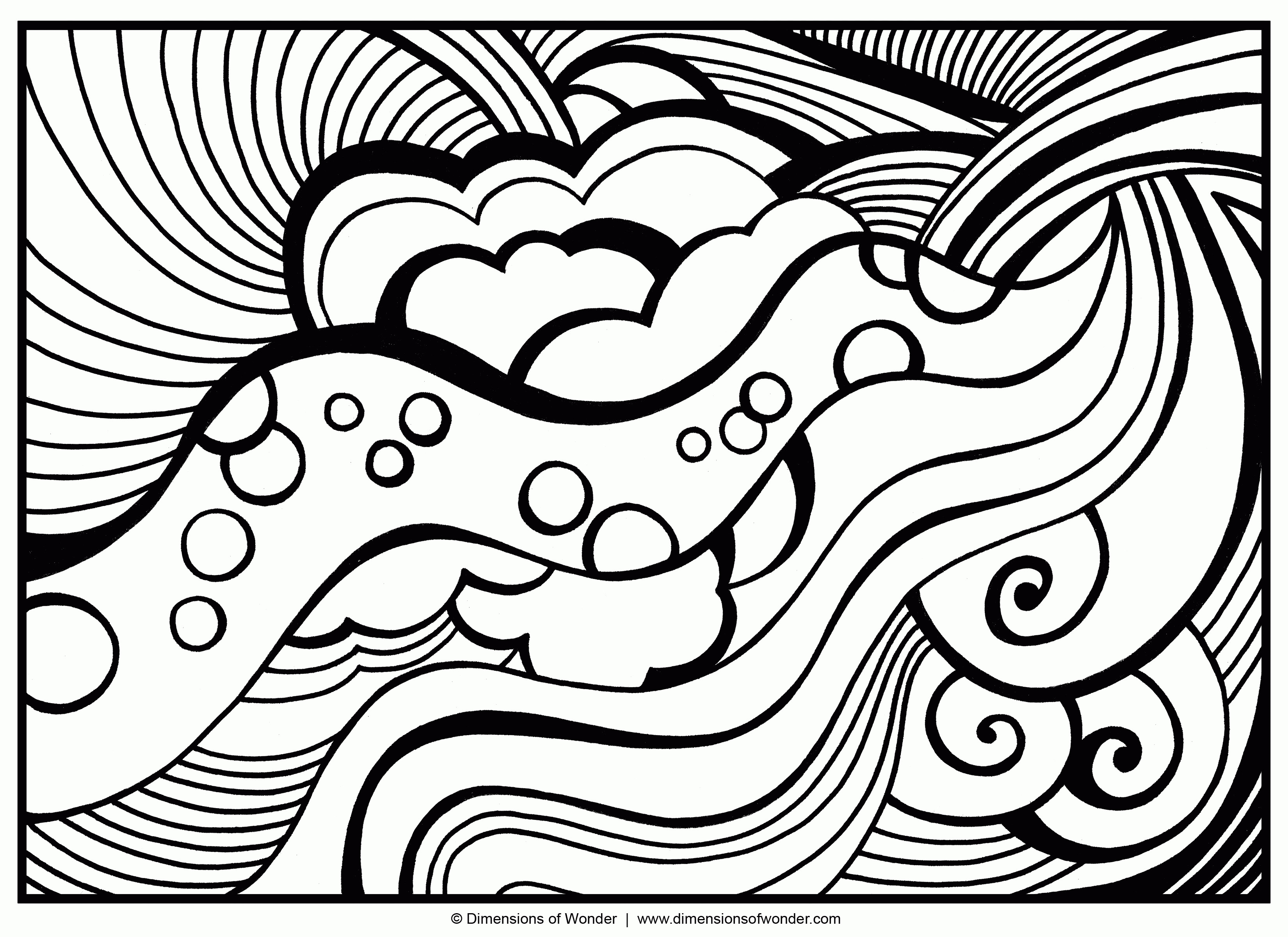 Modern Coloring Pages For Teens
 Abstract Coloring Pages For Teenagers Difficult Coloring