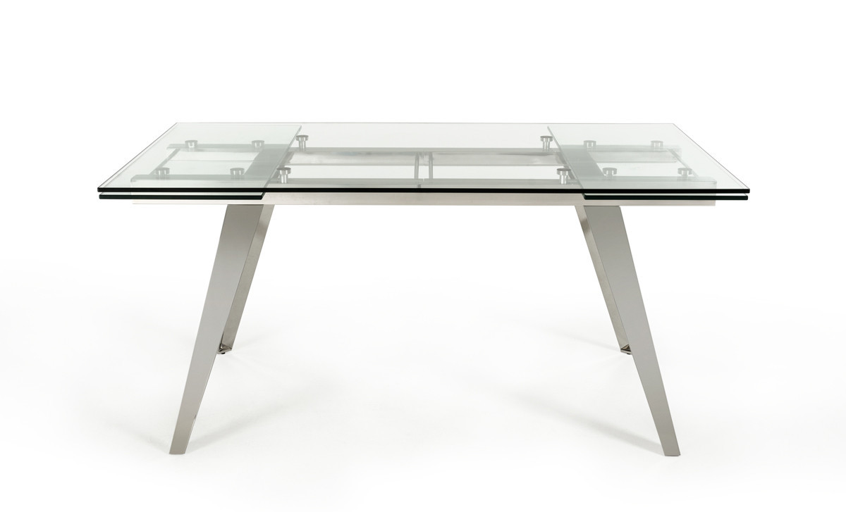 Best ideas about Modern Extendable Dining Table
. Save or Pin Modrest Barium Modern Extendable Glass Dining Table Now.