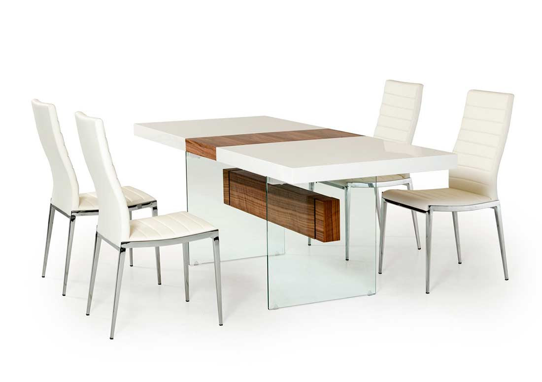 Best ideas about Modern Extendable Dining Table
. Save or Pin White and Walnut Extendable Dining Table VG001 Now.