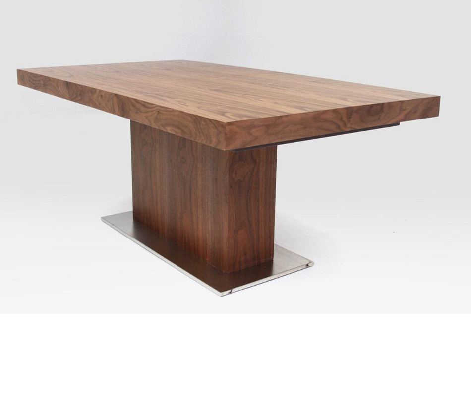 Best ideas about Modern Extendable Dining Table
. Save or Pin DreamFurniture Zenith Modern Walnut Extendable Now.