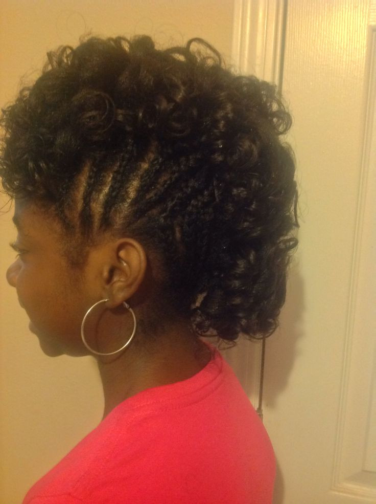 Mohawk Hairstyle For Little Girls
 little girl mohawk braid styles pin by lenora ayers on