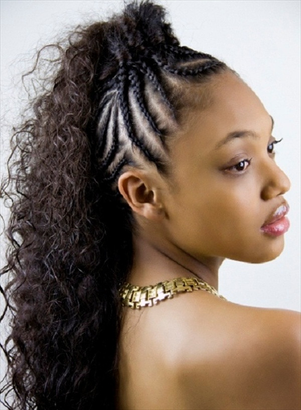 Mohawk Hairstyles For Little Girls
 Braided Mohawk Hairstyles For Black Little Girl With Short