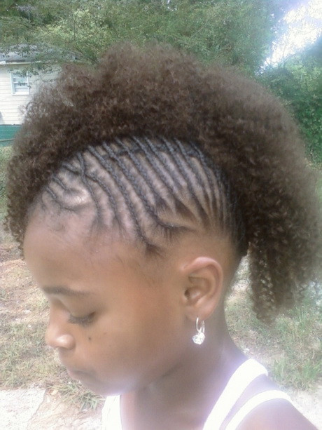Mohawk Hairstyles For Little Girls
 Braided mohawk hairstyles for black girls