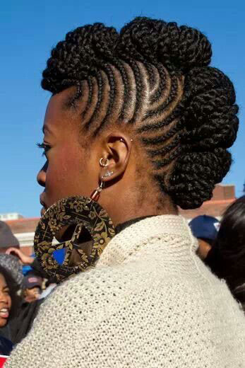 Mohawk Hairstyles With Braids
 50 Mohawk Hairstyles for Black Women