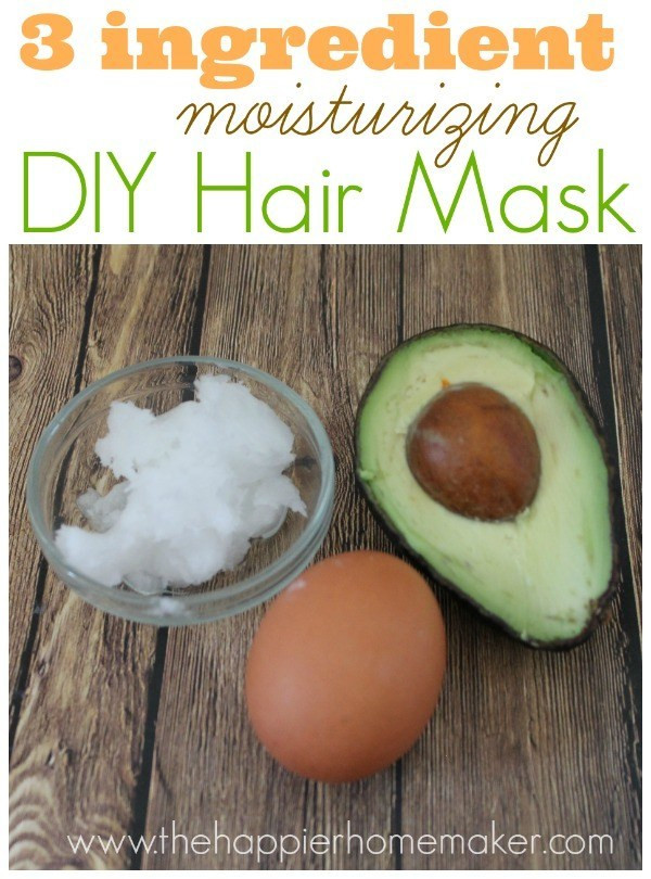 Moisturizing Hair Mask DIY
 Easy DIY Moisturizing Hair Mask The Happier Homemaker