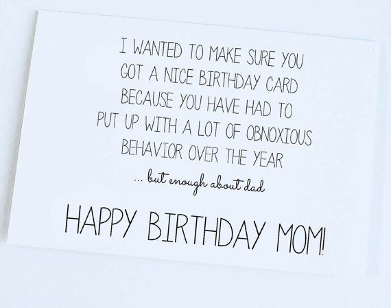 Best ideas about Mom Birthday Funny
. Save or Pin FUNNY QUOTES TO SAY TO YOUR MOM ON HER BIRTHDAY image Now.