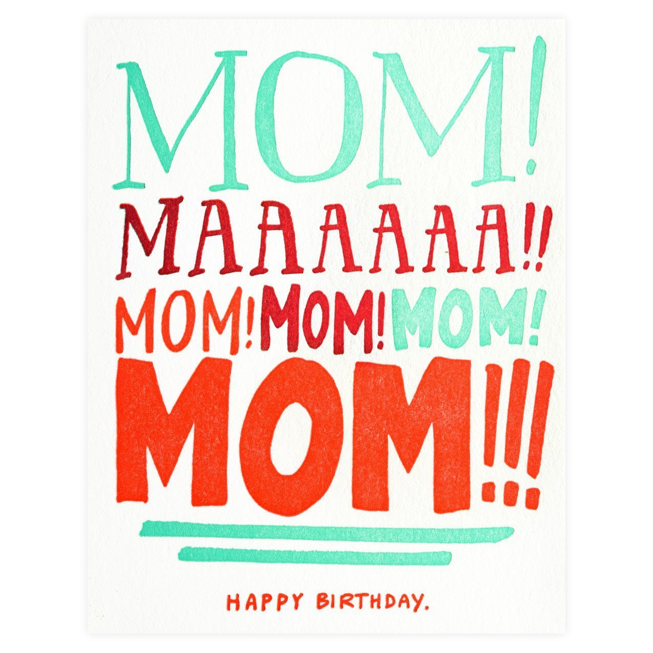 Best ideas about Mom Birthday Funny
. Save or Pin MOM Birthday Card Greer Chicago Now.