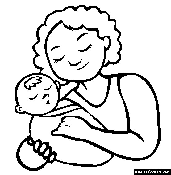 Mom Coloring Pages
 Mother s Day line Coloring Pages