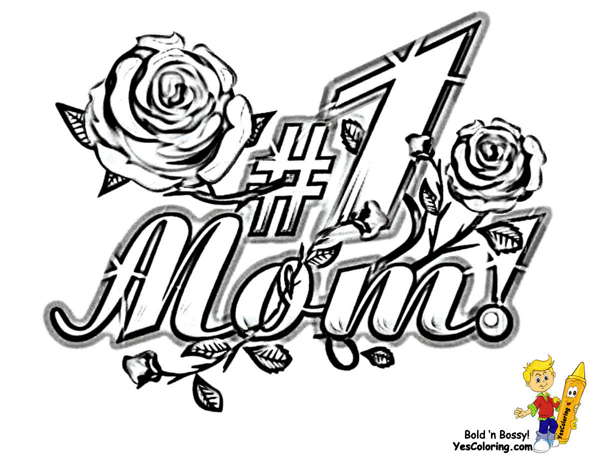 Mom Coloring Pages
 Marvelous Mothers Day Coloring Pages YesColoring