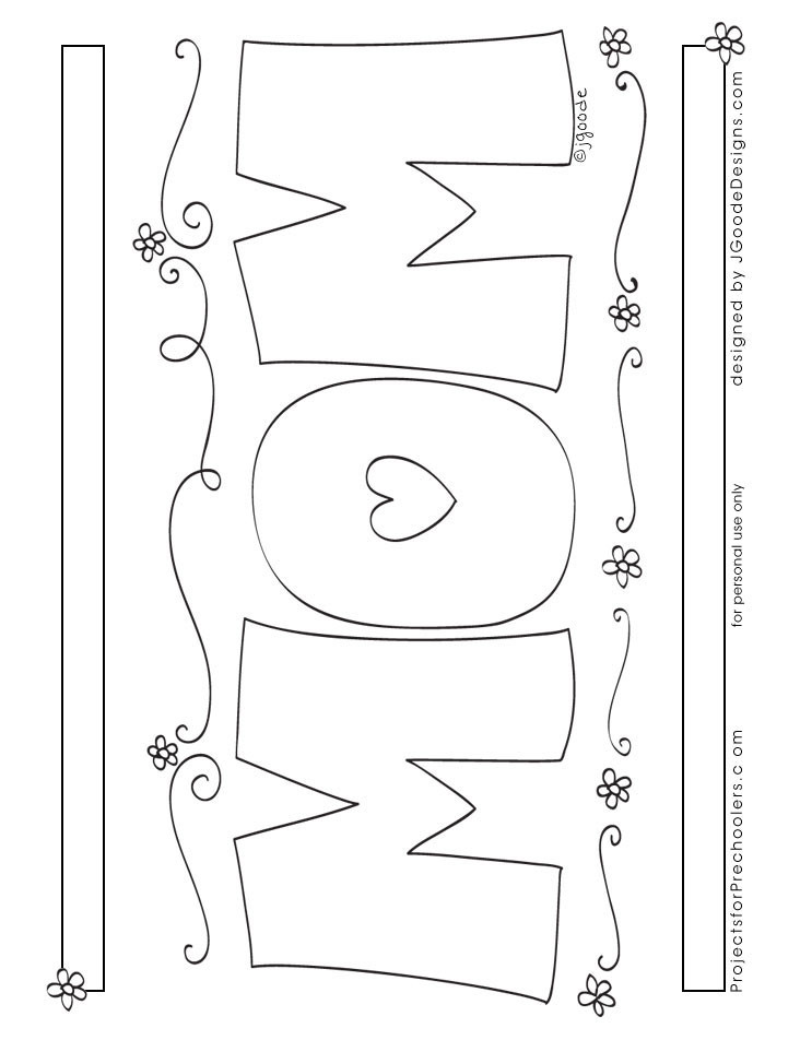 Mom Coloring Pages
 Printable Coloring Pages For Mommy