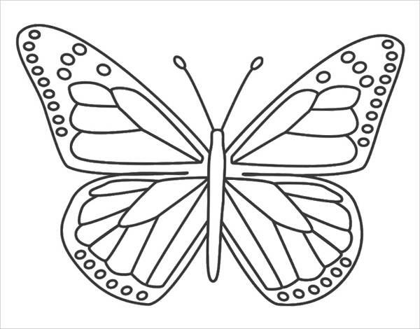 Monarch Butterfly Coloring Pages
 9 Butterfly Coloring Pages