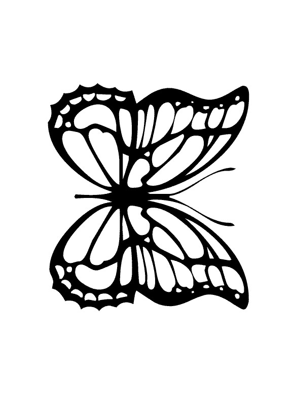 Monarch Butterfly Coloring Pages
 Free Monarch Butterfly Outline Download Free Clip Art
