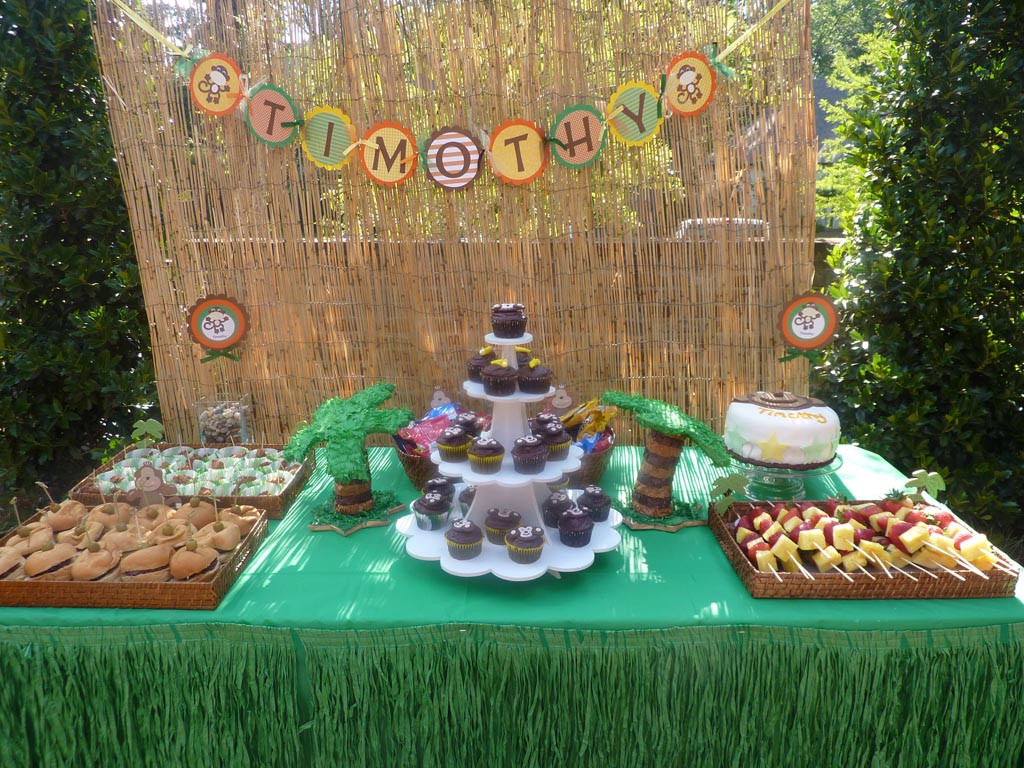 Monkey Birthday Party
 Monkey Themed 1st Birthday Party