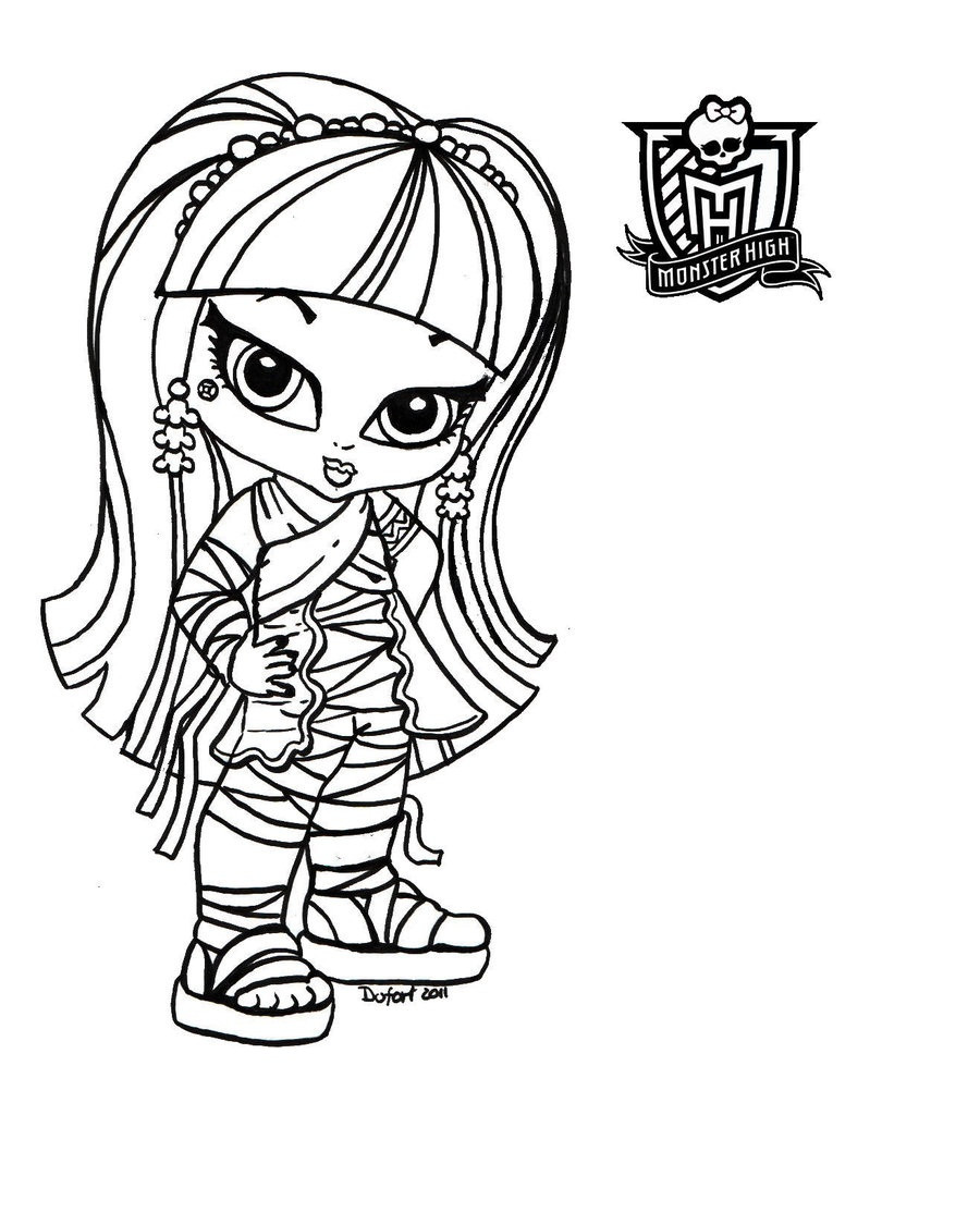 Monster Coloring Book
 Free Printable Monster High Coloring Pages for Kids