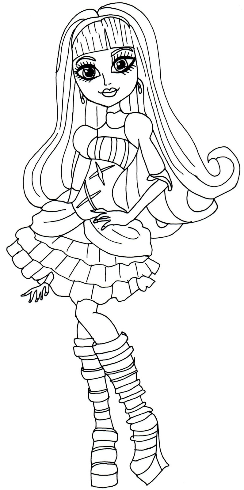 Monster Coloring Book
 Monster High Coloring Pages