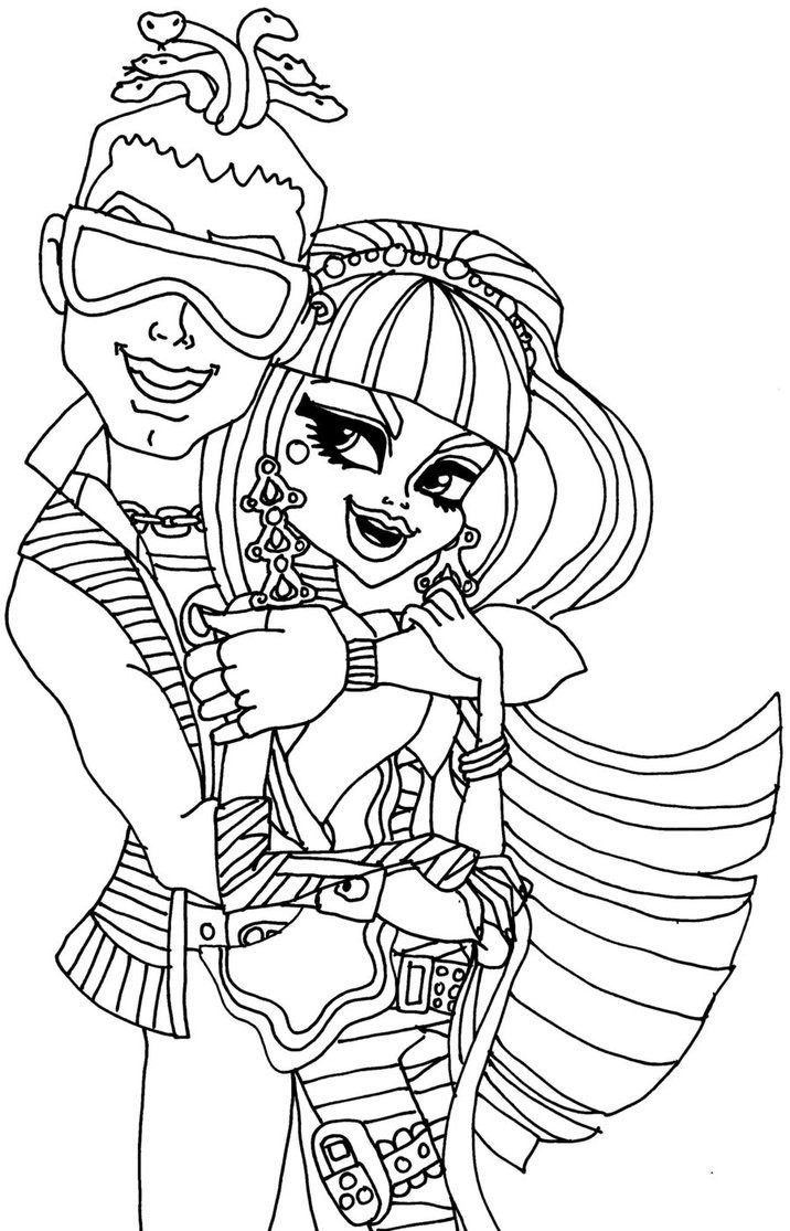 Monster Coloring Book
 Monster High Coloring Pages