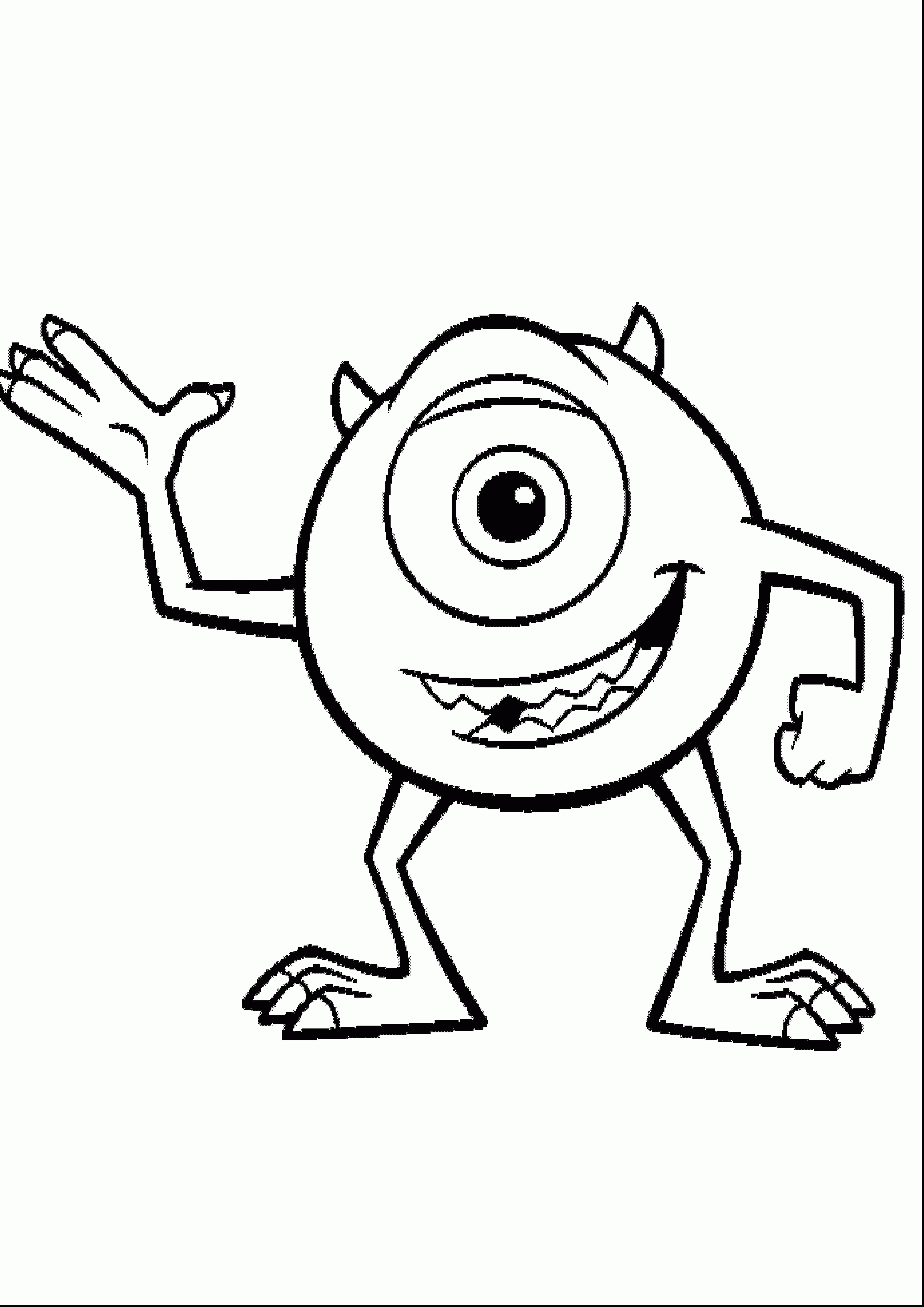 Monster Coloring Book
 Monsters Inc Coloring Pages coloringsuite