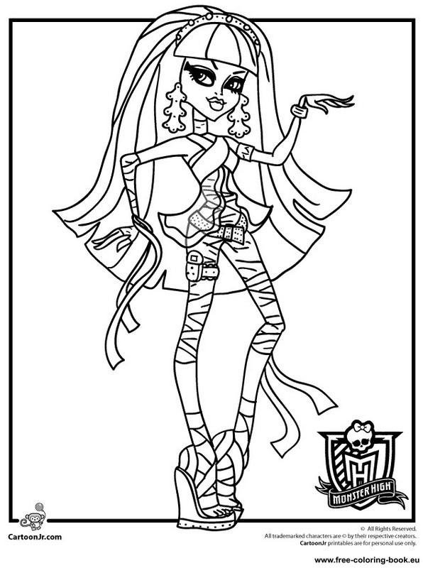 Monster High Printable Coloring Pages
 Coloring pages Monster High Page 2 Printable Coloring