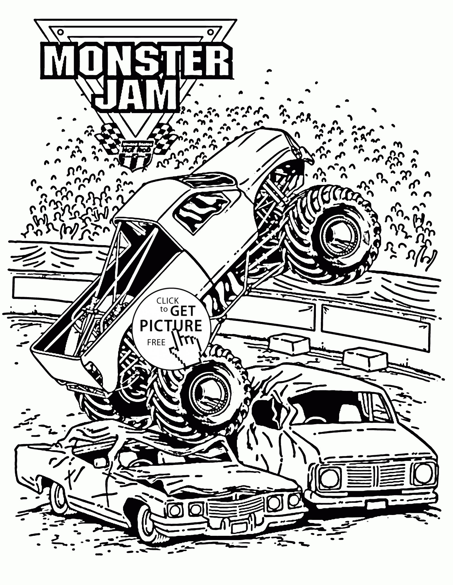 Monster Jam Coloring Pages
 Monster Jam Trucks Coloring Pages