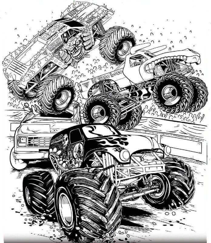 Monster Jam Coloring Pages
 10 Monster Jam Coloring Pages To Print