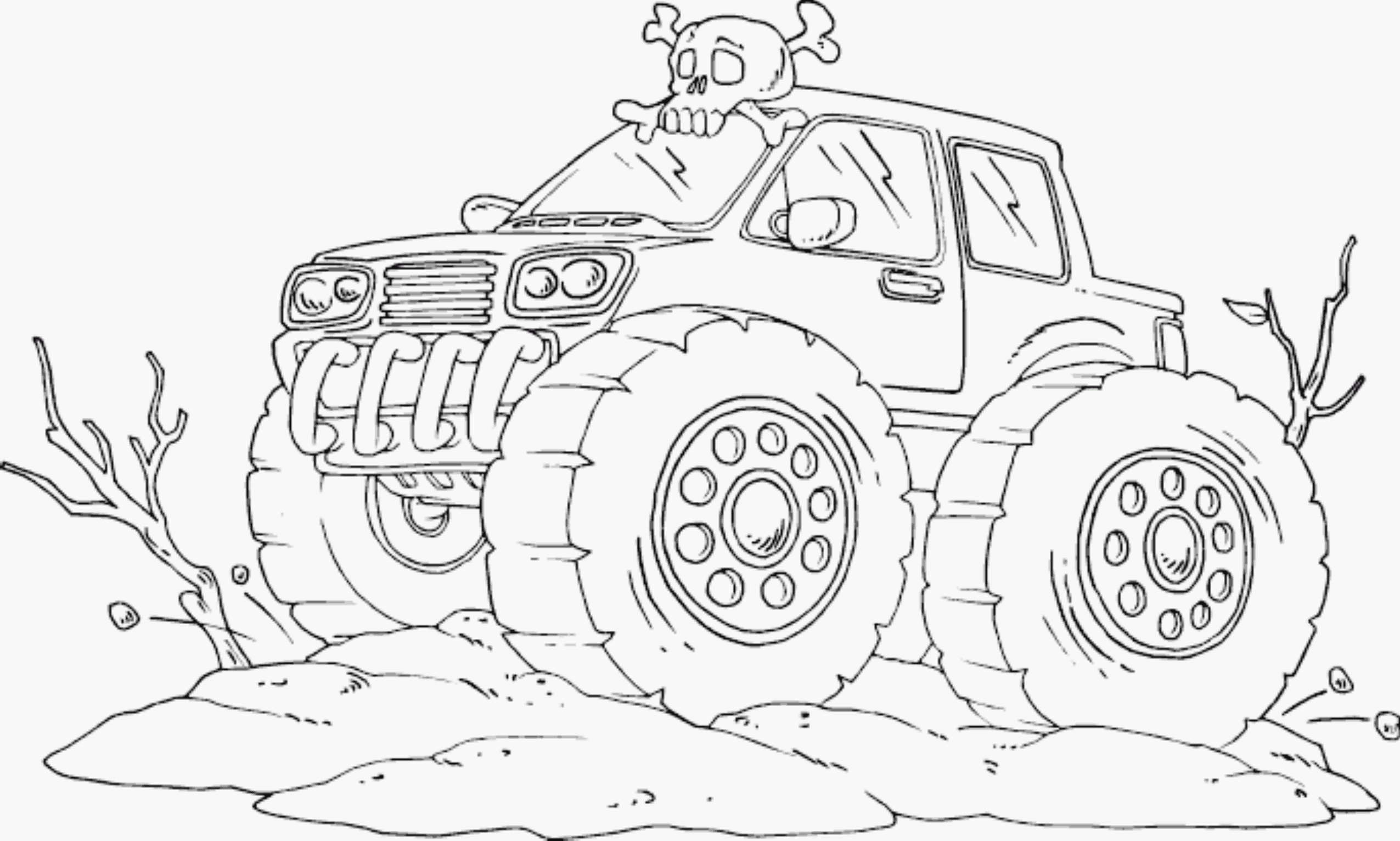 Monster Truck Coloring Pages
 Drawing Monster Truck Coloring Pages with Kids