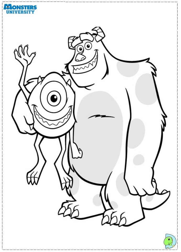 Monsters University Coloring Pages
 The Second Grade Study June 2014