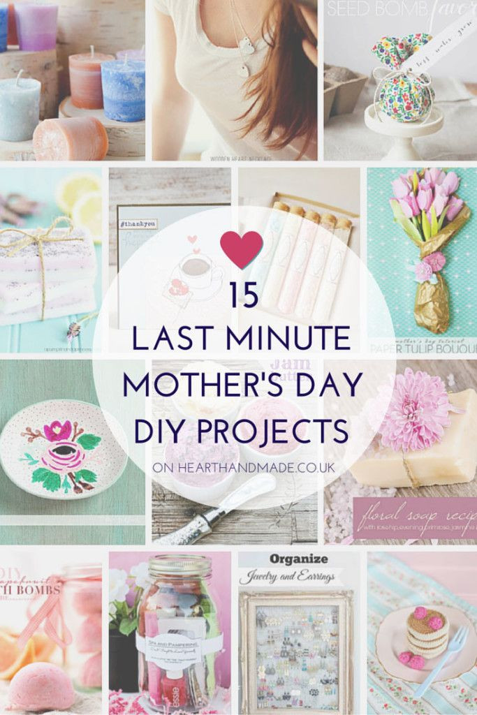 Best ideas about Mother'S Day Gift Ideas Diy
. Save or Pin 15 Last Minute Mother’s Day DIY Projects Now.