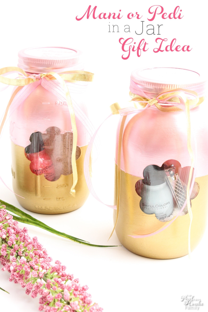 Mother'S Day Gift Ideas To Make
 Manicure or Pedicure in a Jar a Mother s Day Gift Idea