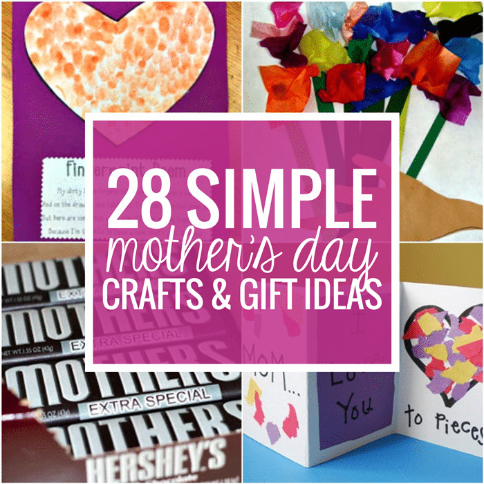 Mothers Da Gift Ideas
 28 Simple Mother s Day Crafts and Gift Ideas Teach Junkie