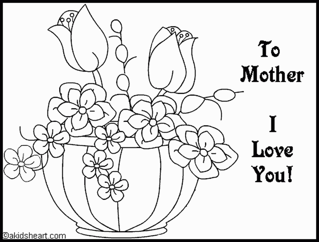 Mothers Day Coloring Pages To Print
 mother day coloring pages for mom and grandma yahoo voices