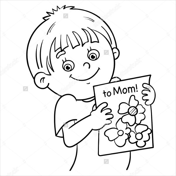Mothers Day Coloring Sheets For Boys
 9 Mothers Day Coloring Pages Free Sample Example
