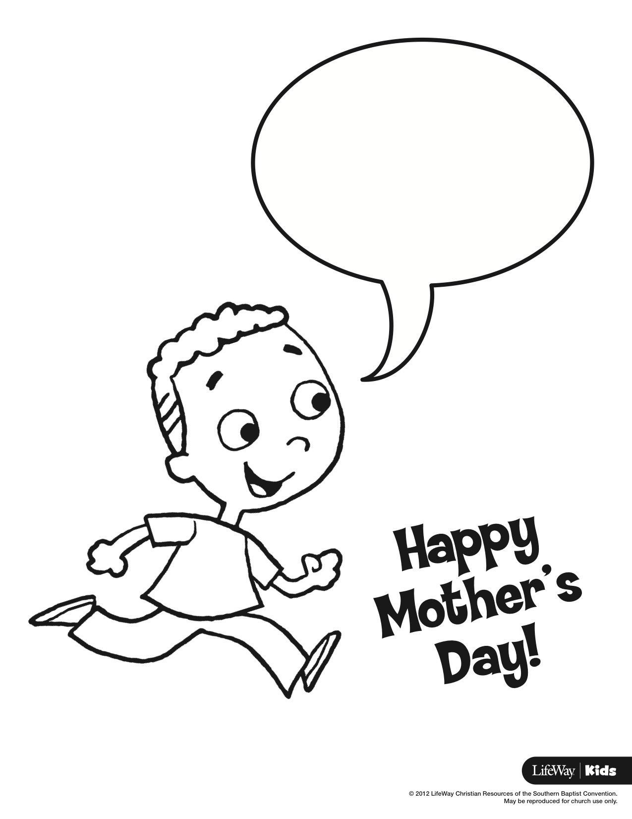 Mothers Day Coloring Sheets For Boys
 Mother’s Day Coloring Sheets