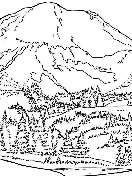 Best ideas about Mountain Landscape Coloring Pages
. Save or Pin Mountain coloring page Coloring pages Now.