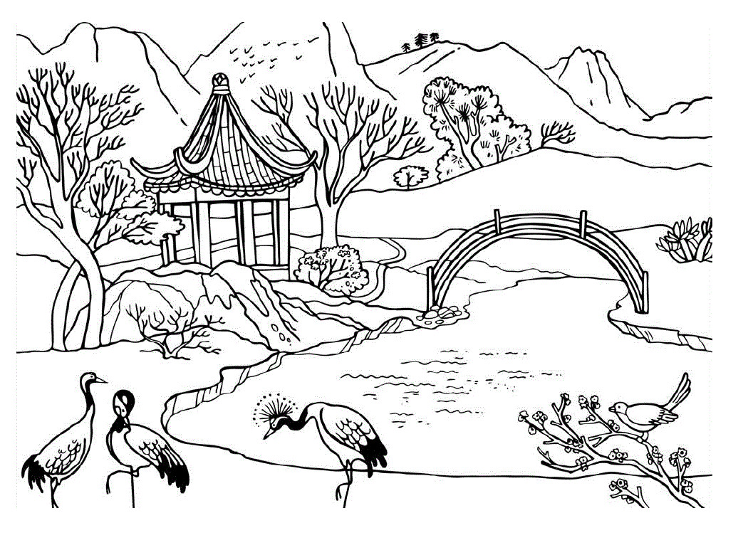 Best ideas about Mountain Landscape Coloring Pages
. Save or Pin 35 Landscape Coloring Pages ColoringStar Now.