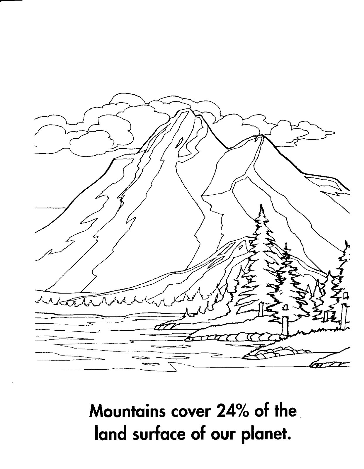 Best ideas about Mountain Landscape Coloring Pages
. Save or Pin Mountain Mountains Coloring Page Now.