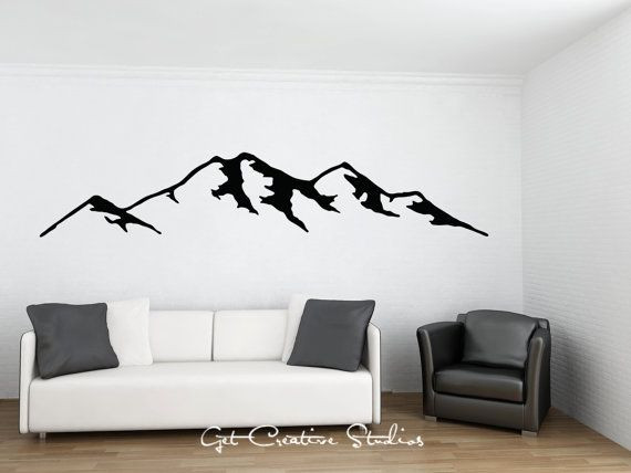 Best ideas about Mountain Wall Art
. Save or Pin Mountain Decal Mountain Wall Decal Rocky Mountain Decal Now.