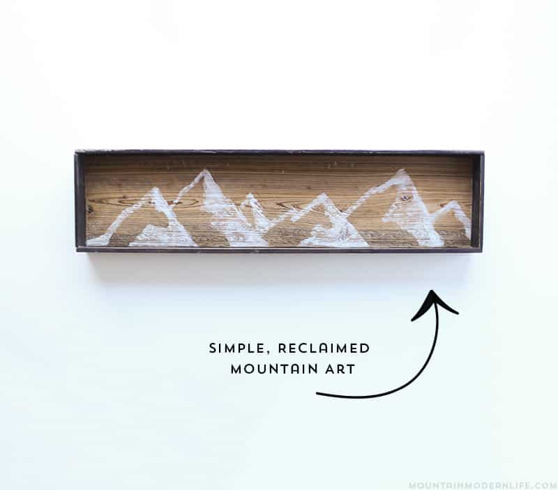 Best ideas about Mountain Wall Art
. Save or Pin How to Make Reclaimed Mountain Wall Art Now.