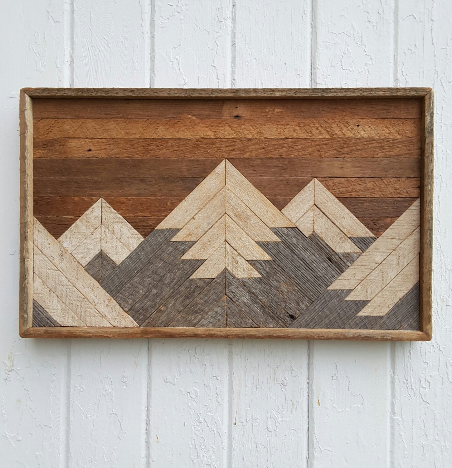 Best ideas about Mountain Wall Art
. Save or Pin Past Reclaimed Wood Wall Art Small Mountain Range Lodge Now.