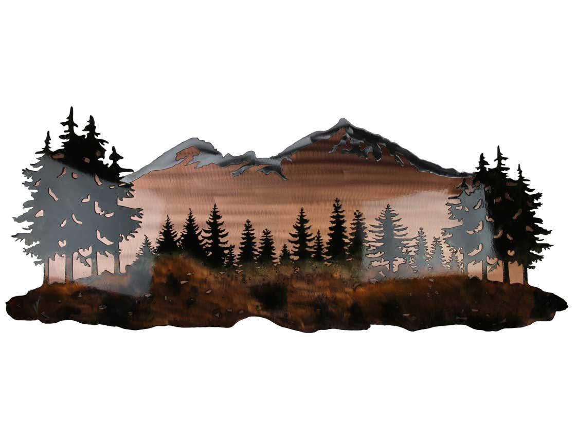 Best ideas about Mountain Wall Art
. Save or Pin SMW324 Wall Art Sisters Mountain Landscape Sunriver Now.