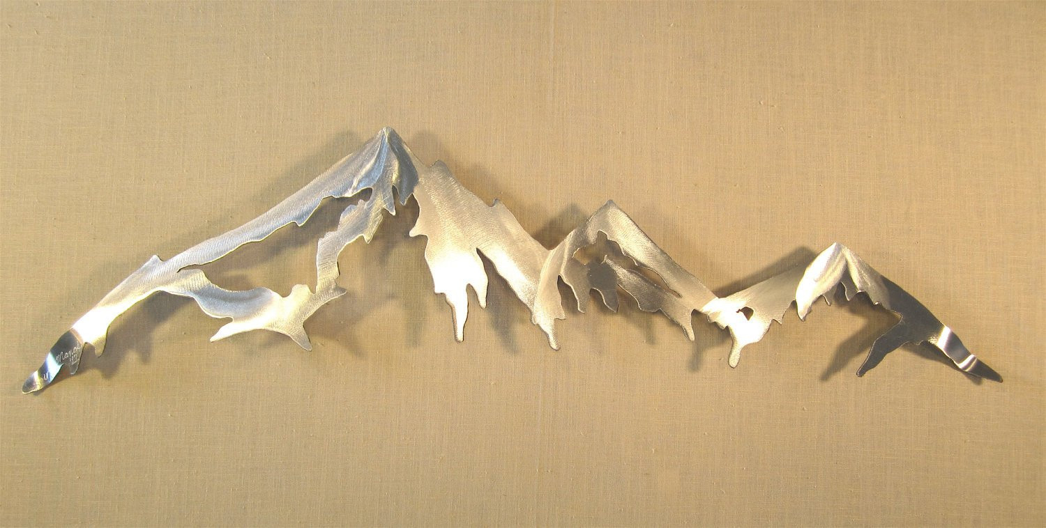 Best ideas about Mountain Wall Art
. Save or Pin Mountain Range Cascade Mountains Metal Wall Art Home Decor Log Now.