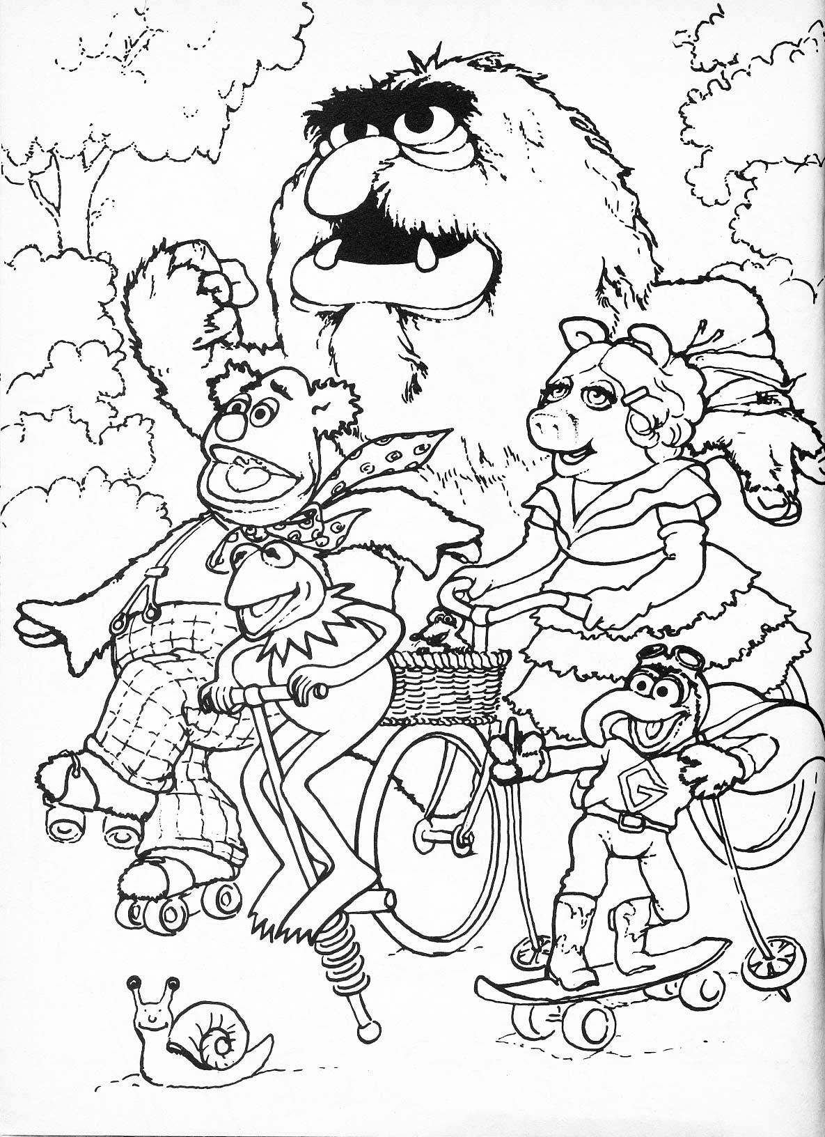 Muppets Coloring Book Pages
 Muppets 01full