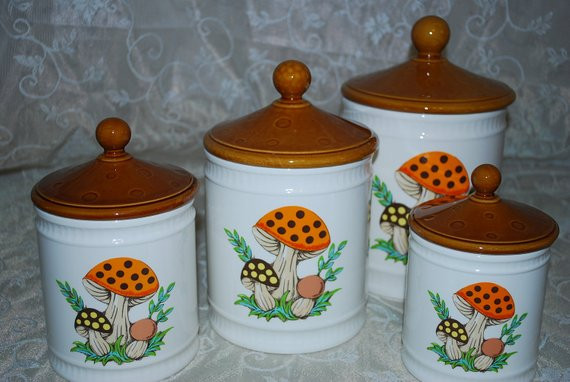 Best ideas about Mushroom Kitchen Decor
. Save or Pin Items similar to Sears Merry Mushroom Cannister Set 1982 Now.