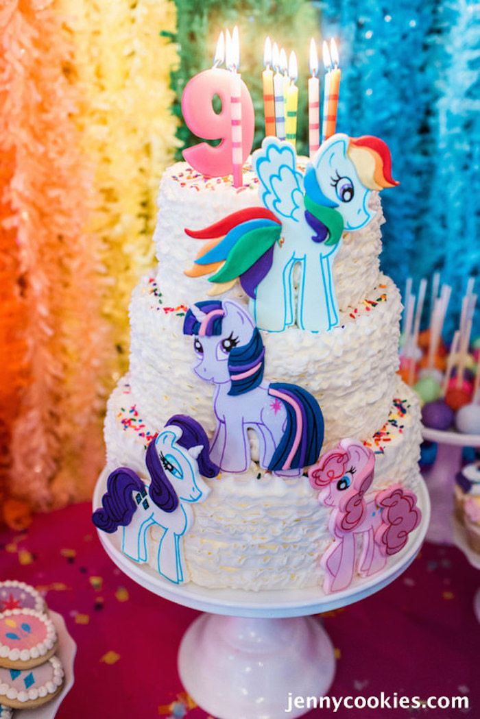 My Little Pony Birthday Ideas
 Kara s Party Ideas My Little Pony Birthday Party via Kara