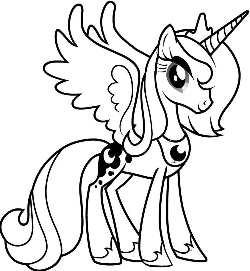 My Little Pony Coloring Pages Princess Luna
 My Little Pony Coloring Pages