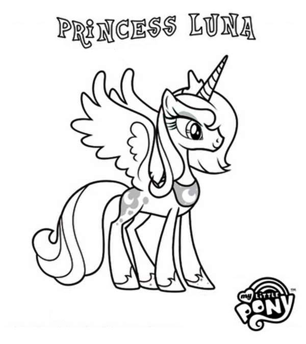 My Little Pony Coloring Pages Princess Luna
 My Little Pony Coloring Pages Baby Luna