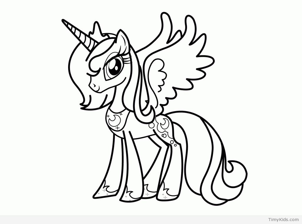 My Little Pony Coloring Pages Princess Luna
 35 my little pony coloring pages