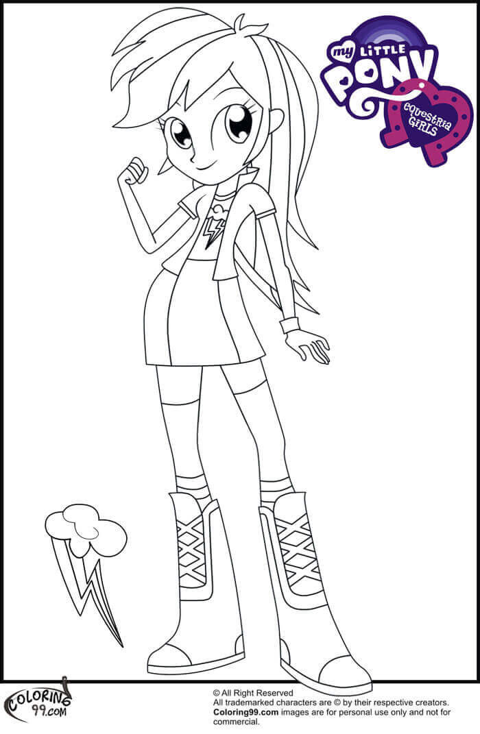 My Little Pony Equestria Girl Coloring Pages
 15 Printable My Little Pony Equestria Girls Coloring Pages