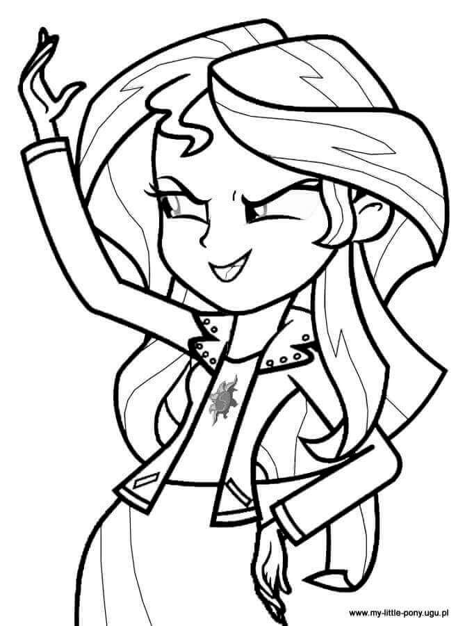 My Little Pony Equestria Girl Coloring Pages
 15 Printable My Little Pony Equestria Girls Coloring Pages