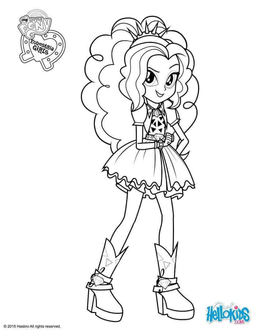 My Little Pony Equestria Girls Coloring Pages
 15 Printable My Little Pony Equestria Girls Coloring Pages