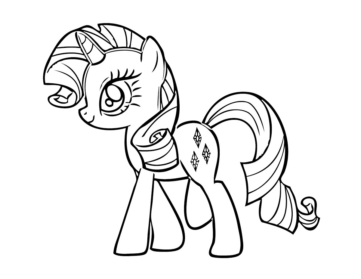 My Little Pony Free Coloring Pages For Girls
 Free Printable My Little Pony Coloring Pages For Kids